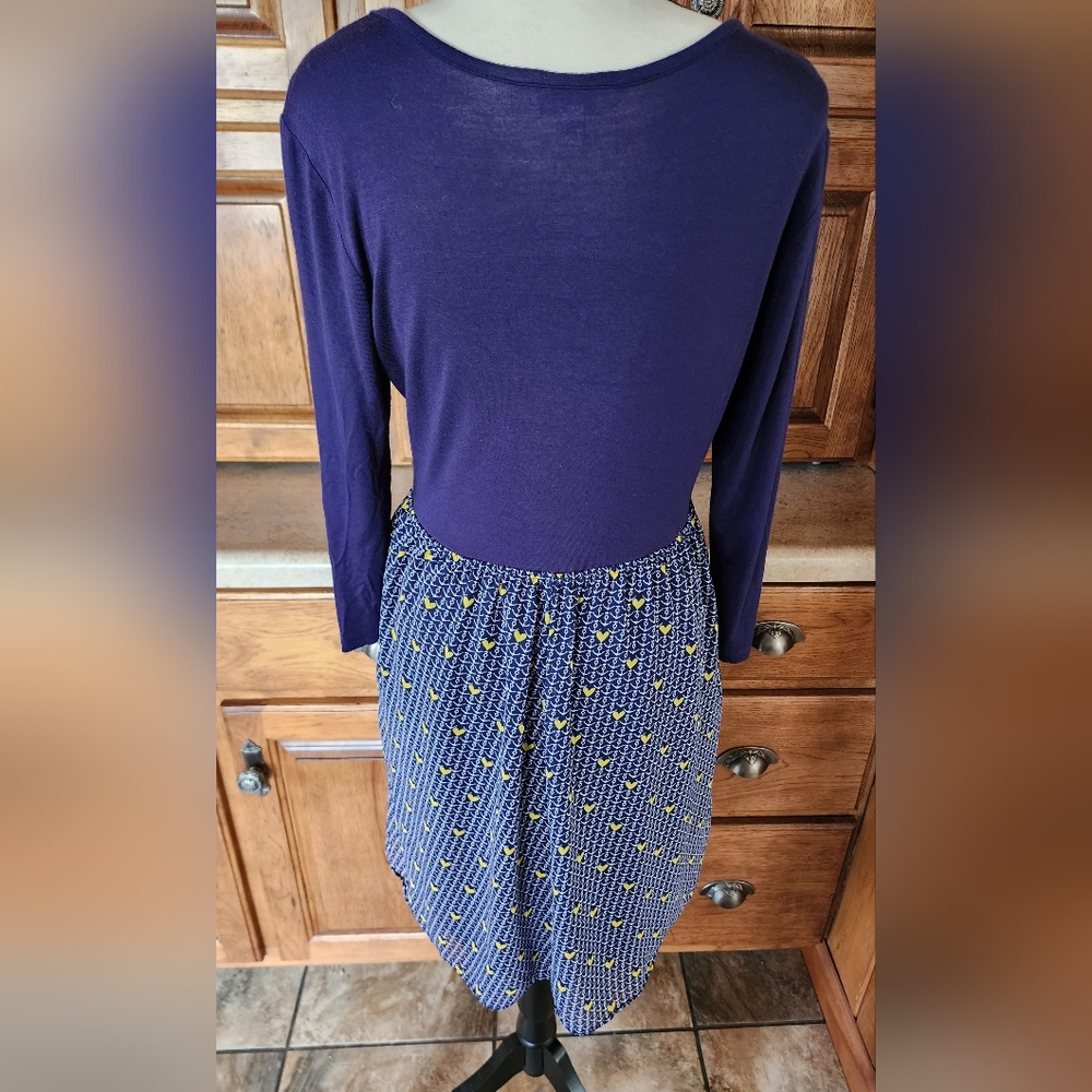 Charming Charming Navy Blue Dress Size M - Picture 2 of 9
